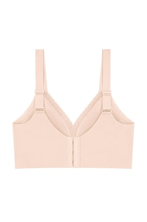 Seamless Bra - Seravia | Latte Lazer Kesim Dantelli Minimizer Kadın Sütyen