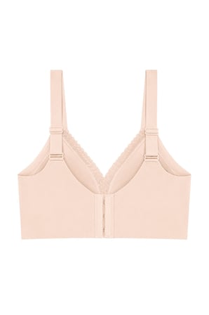 Seamless Bra - Seravia | Latte Lazer Kesim Dantelli Minimizer Kadın Sütyen