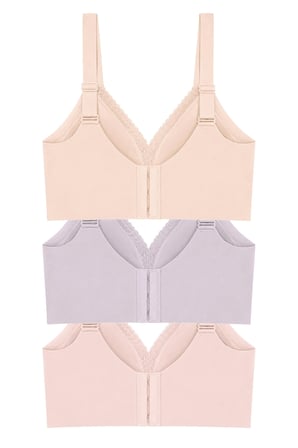 Seamless Bra - Seravia | Lazer Kesim Dantelli Minimizer Kadın Sütyen 3'lü Paket