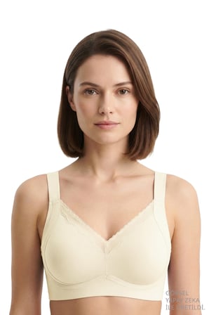 Seamless Bra - Seravia | Lazer Kesim Dantelli Minimizer Kadın Sütyen 3'lü Paket-2