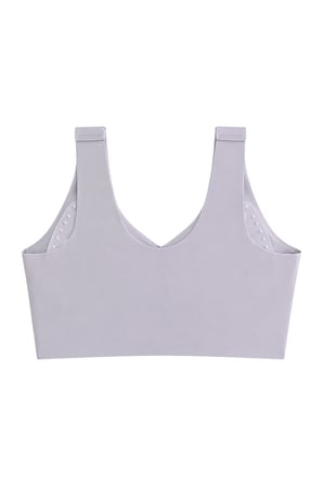 Seamless Bra - Neriva | Lila Lazer Kesim Önden Düğmeli Minimizer Kadın Sütyen
