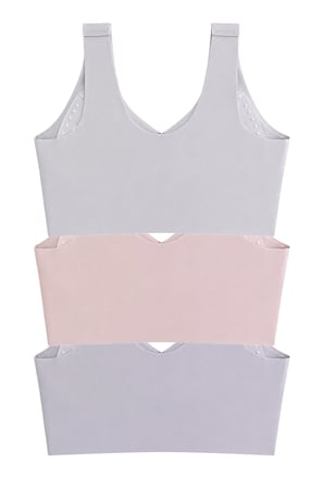 Seamless Bra - Neriva | Lazer Kesim Önden Düğmeli Minimizer Kadın Sütyen 3'lü Paket