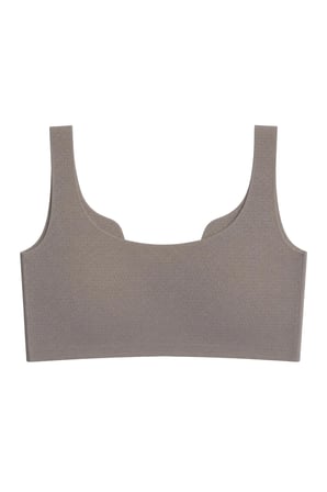 Seamless Bra - Virela | Vizon Lazer Kesim Önden Düğmeli Toparlayıcı Büyük Beden Kadın Sütyen