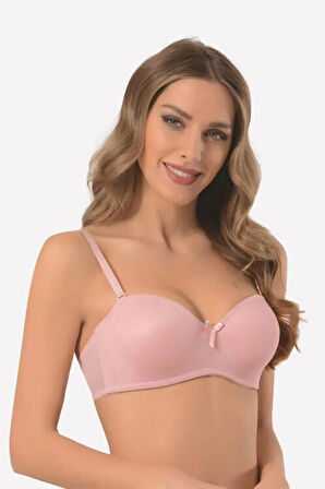 Pudra Desteksiz Straplez Sütyen