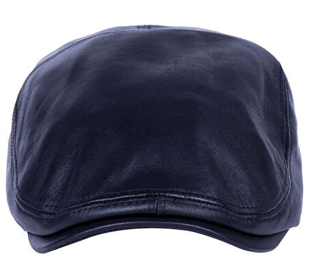 ERKEK DERİ KASKET E-117