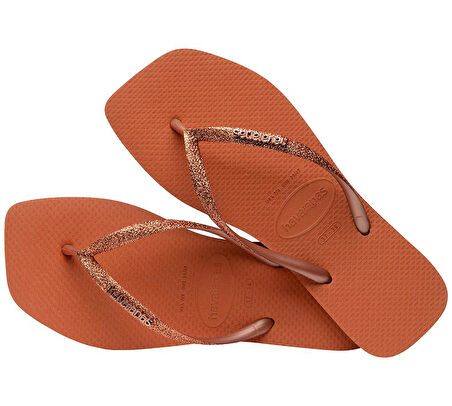  HAV. SQUARE GLITTER CERRADO ORANGE4148102 