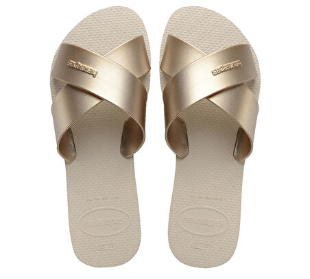HAVAİANAS AQUA METALLIC  KADIN BEJ TERLİK 4148866