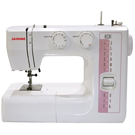 Janome TR 1018 Dikiş Makinesi Beyaz - Pembe