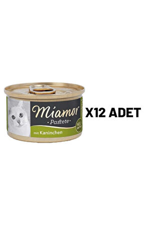 Pastete Kedi Tavşanlı 85 Gr X 12 Adet