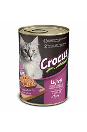 Yetişkin Kedi Ciğerli Yaş Mama 400g X 12 Adet