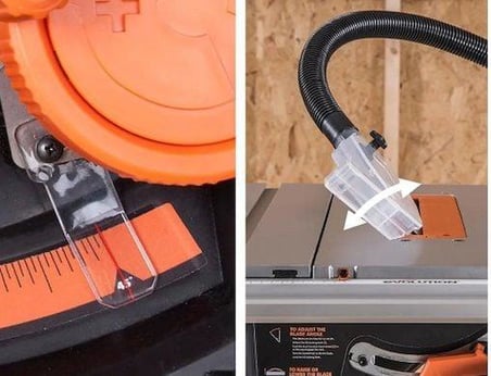Evolution RAGE5-S Tablalı Kesme Tezgahı 255 mm | Çok Fonksiyonlu Ahşap, Metal, Plastik Gönye Testere