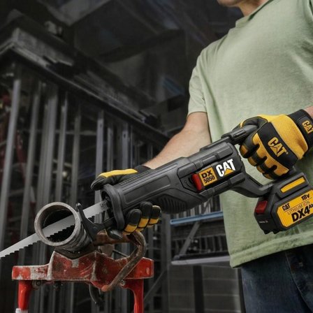 Cat DX5050B 18Volt Kömürsüz Akülü Tilki Kuyruğu Testere – Profesyonel Kemik ve Metal Kesme