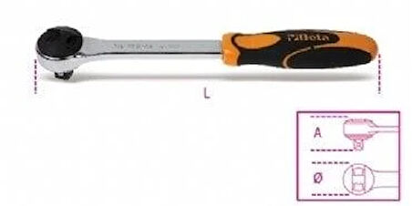 Beta 920/55q Lokma Cırcır Kolu 1/2