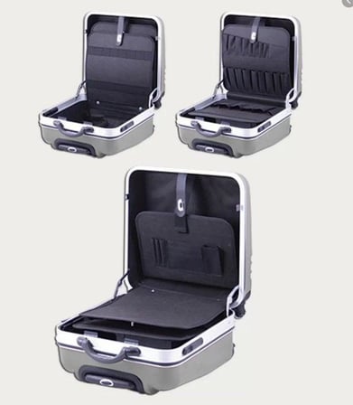 Alfa T-8006G ABS Takım Çantası (Tekerlekli ve Çekçekli) 420x410x230mm