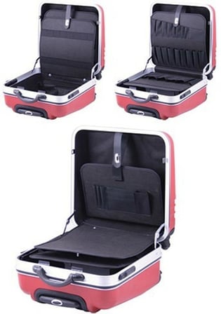 Alfa T-8006K ABS Takım Çantası (Tekerlekli ve Çekçekli) 420x410x230mm