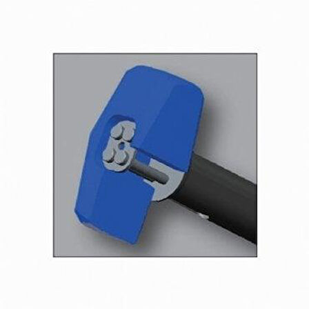 Groz SHID/DIN/3K/24 Fiber Saplı Düz Balyoz 3 kg.