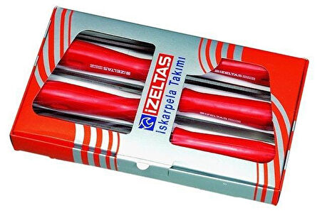 İzeltaş 5010 00 8106 Iskarpela Takımı 6 Parça