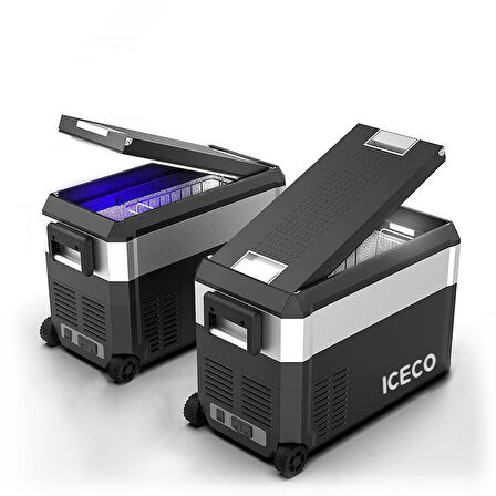 ICECO 37 Litre Tekerlekli  Kompresörlü Oto Buzdolabı/Dondurucu 12/24Volt