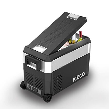 ICECO 37 Litre Tekerlekli  Kompresörlü Oto Buzdolabı/Dondurucu 12/24Volt