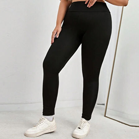 Kadın Yüksek Bel Dalgıç Spor Tayt