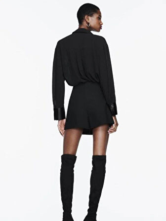 Kadın Cep Ve Manşet Detay Fırsat ürün Gömlek