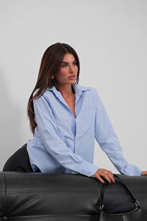 Vatkalı Oversize Gömlek