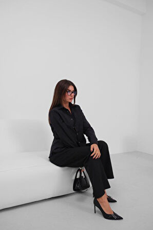 Vatkalı Oversize Gömlek