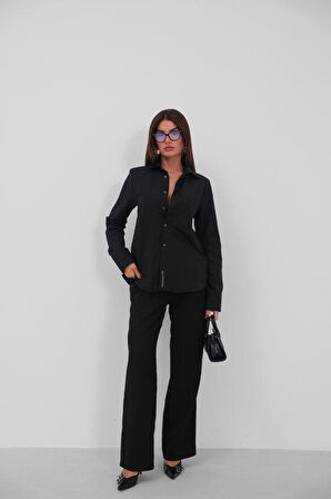 Vatkalı Oversize Gömlek