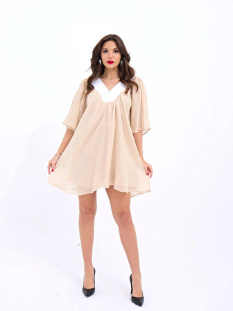 7009 ELBİSE-BEJ