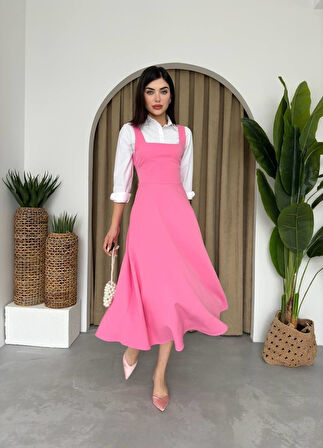 Neapolitan Askılı Elbise