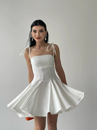 Clara Askılı Mini Elbise