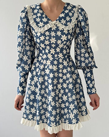 Vero Bebe Yaka Elbise