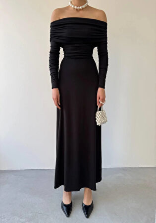 Uras Straplez Elbise