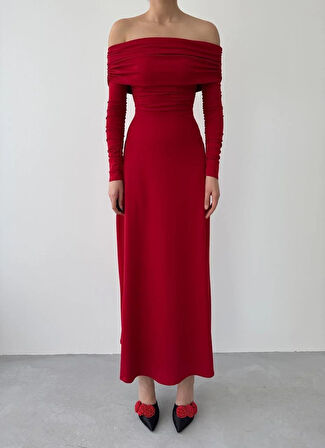 Uras Straplez Elbise