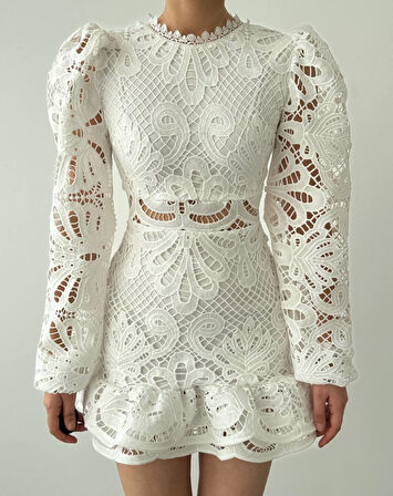 Tase Dantel Elbise