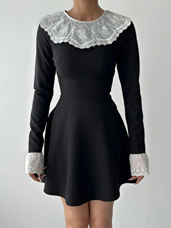 Nord Dantel Yaka Kol Elbise