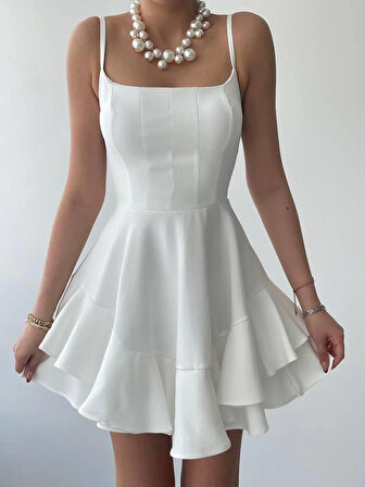 Common İp Askılı Elbise