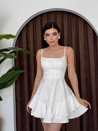 Common İp Askılı Elbise