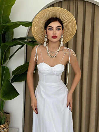 Elia İp Askılı Elbise