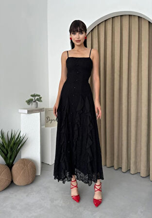 Tivoli İp Askılı Elbise