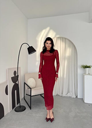 Vedo Çiçek Detaylı Elbise