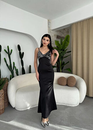 Shany İp Askılı Elbise