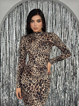 Paper Boğazlı Elbise