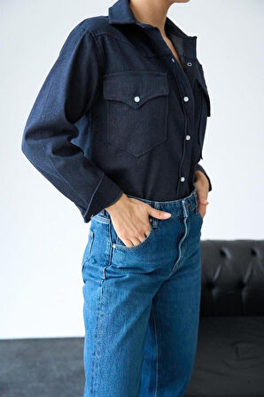 Cepli Kot Gömlek - Lacivert