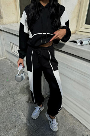 EŞOFMAN TAKIM PARÇALI - Siyah