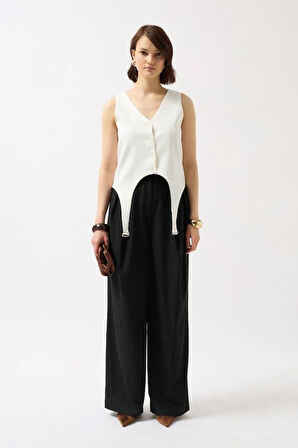 Kemer Detay V Yaka Yelek