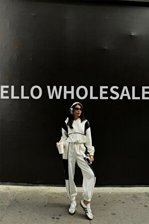 EŞOFMAN TAKIM PARÇALI - Beyaz