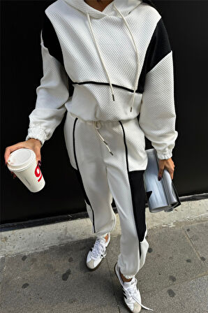 EŞOFMAN TAKIM PARÇALI - Beyaz