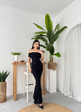 Uyef Straplez Elbise