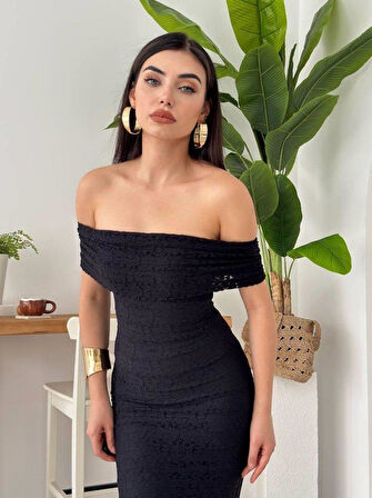 Uyef Straplez Elbise